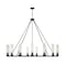 Z-Lite Beau 15 Light Chandelier, Bronze & Clear 3031-15BRZ - alternate 4